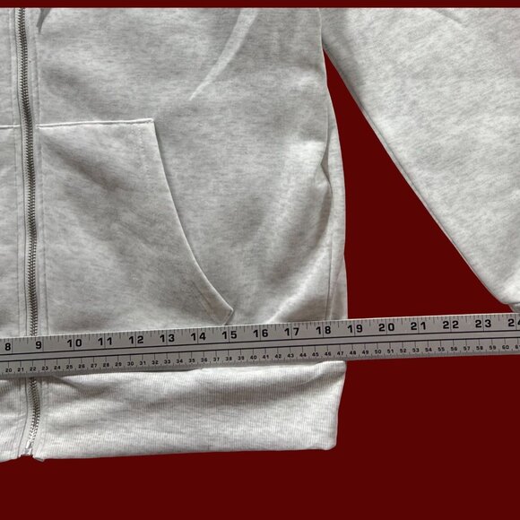 Rue 21 - Men's Long Sleeve Hooded Sweatshirt - Gray - Small - Picture 5 of 14